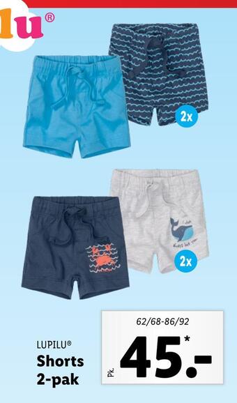 Lidl Shorts 2-pak tilbud