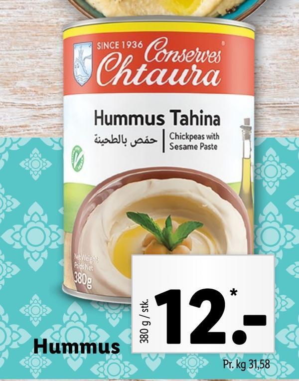 Hummus tilbud hos Lidl