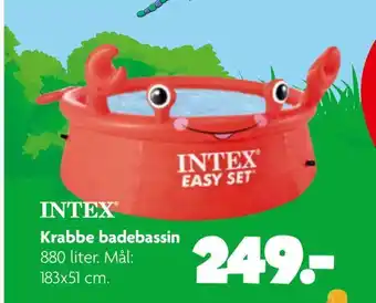 Krabbe badebassin