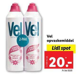 Lidl Vel opvaskemiddel tilbud