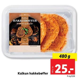 Lidl Kalkun hakkebøffer tilbud