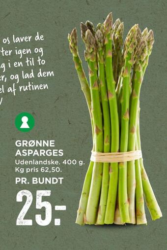 MENY Grønne asparges tilbud