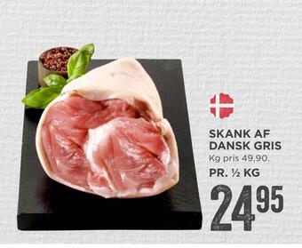 MENY Skank af dansk gris tilbud