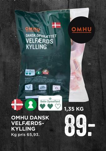 MENY Omhu dansk velfærds­kylling tilbud