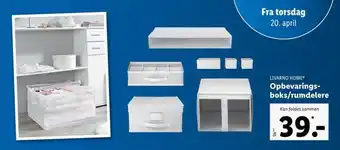 Lidl Opbevaringsboks/rumdelere tilbud