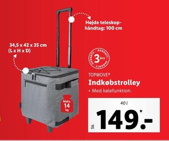 Lidl Indkøbstrolley tilbud