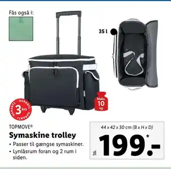Lidl Symaskine trolley tilbud