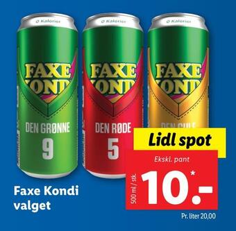 Faxe kondi valget