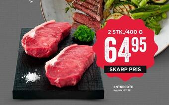 MENY Entrecote tilbud