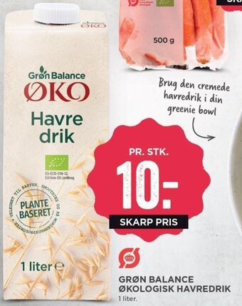 Grøn Balance Økologisk Havredrik