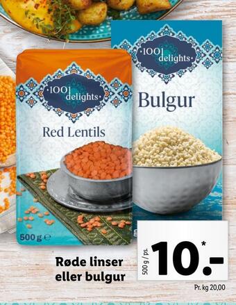 Lidl Røde linser eller bulgur tilbud