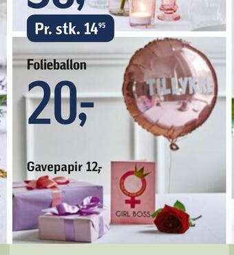 Føtex Folieballon tilbud