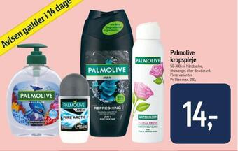 Føtex Palmolive kropspleje tilbud