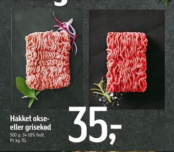 Føtex Hakket okse- eller grisekød tilbud