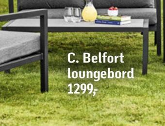 Føtex Belfort loungebord tilbud