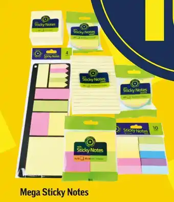 Mega sticky notes