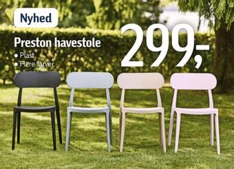Føtex Preston havestole tilbud