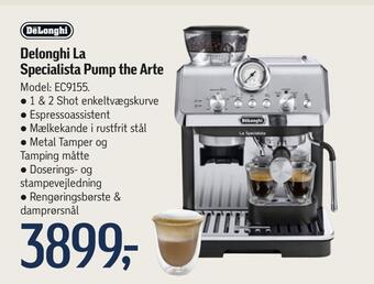 Føtex Delonghi la specialista pump the arte tilbud