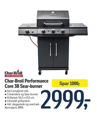 Føtex Char-broil performance core 3b sear-burner tilbud