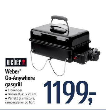 Føtex Weber® go-anywhere gasgrill tilbud