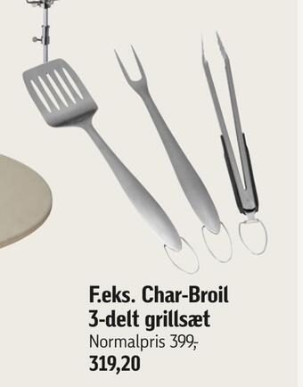 Char-broil 3-delt grillsæt