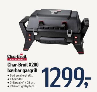 Føtex Char-broil x200 bærbar gasgrill tilbud