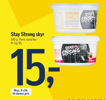 Føtex Stay strong skyr tilbud