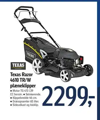 Føtex Texas razor 4610 tr/w plæneklipper tilbud