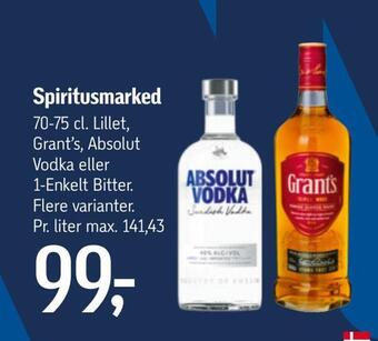 Føtex Spiritusmarked tilbud