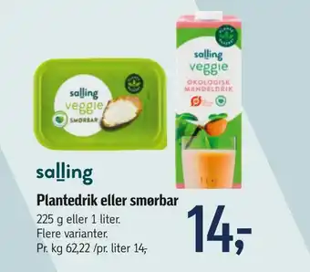 Føtex Plantedrik eller smørbar tilbud