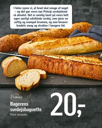 Føtex Bagerens surdejsbaguette tilbud
