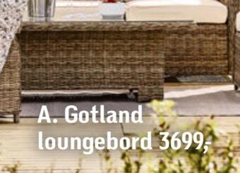 Føtex Gotland loungebord tilbud