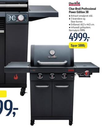 Føtex Char-broil professional power edition 3b tilbud