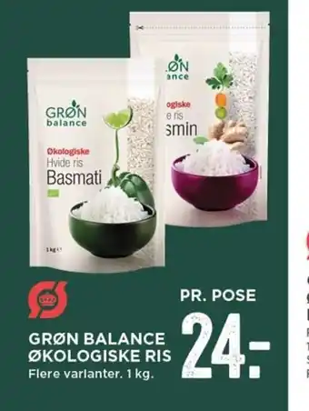 MENY Grøn Balance Økologiske Ris tilbud