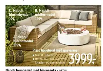 Føtex Napoli hjørnehynde tilbud