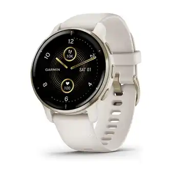 Power Garmin venu 2 plus smartwatch lys sand/lys guld 43 mm tilbud