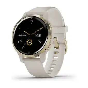 Garmin venu 2s 40mm smartwatch i lys sand/lys guld