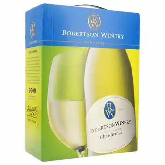Robertson winery chardonnay 13,5% bib 3l