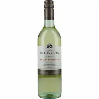 Jacobs creek semillion chardonnay 13% 75 cl