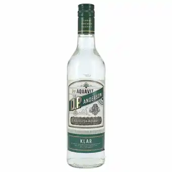 O.p. anderson klar økologisk aquavit 40% 70 cl