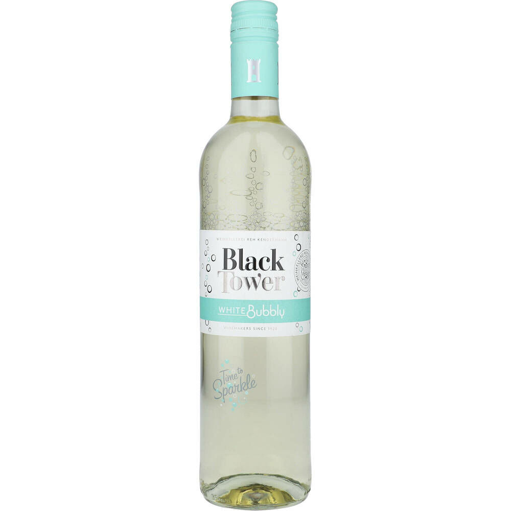 Black tower white bubbly 9,5 75 cl tilbud hos Netpris