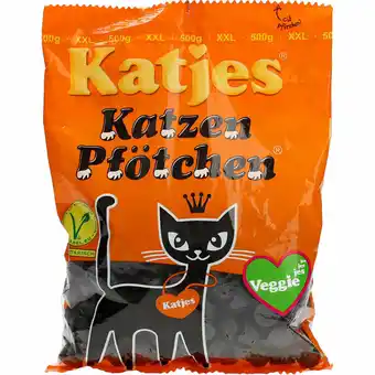 Netpris Katjes kattepoter 500 g tilbud