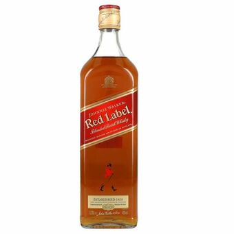 Netpris Johnnie walker red label 40% 1 l tilbud