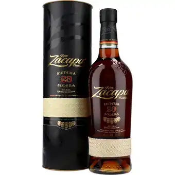 Ron zacapa sistema solera 23y 40% 70 cl