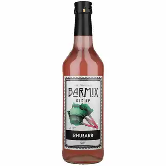 Barmix sirup rabarber 0,5 ltr. fl.