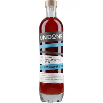Undone no.7 alcfree bitter 70 cl