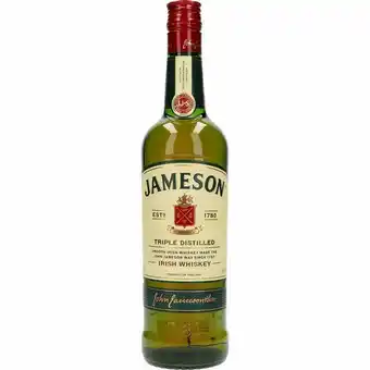 Jameson triple destilled whiskey 40 % 1 l