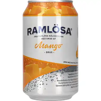 Netpris Ramlösa mango 24 x 330ml tilbud