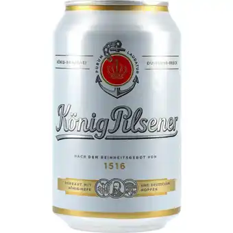 Netpris König pilsener 4,9% 24 x 330ml tilbud