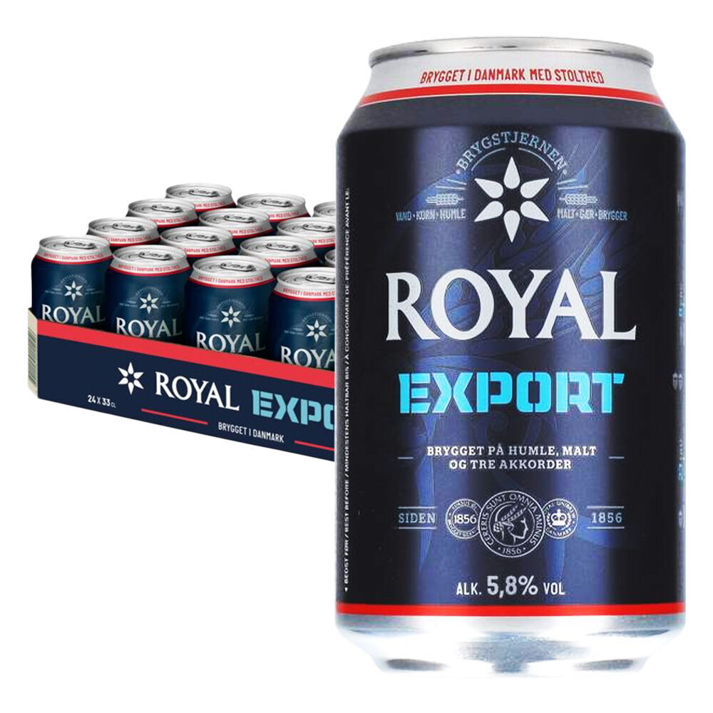 Netpris Ceres royal export 5,8% 24 x 330ml tilbud